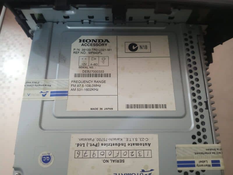 Honda rebirth original sound system 4