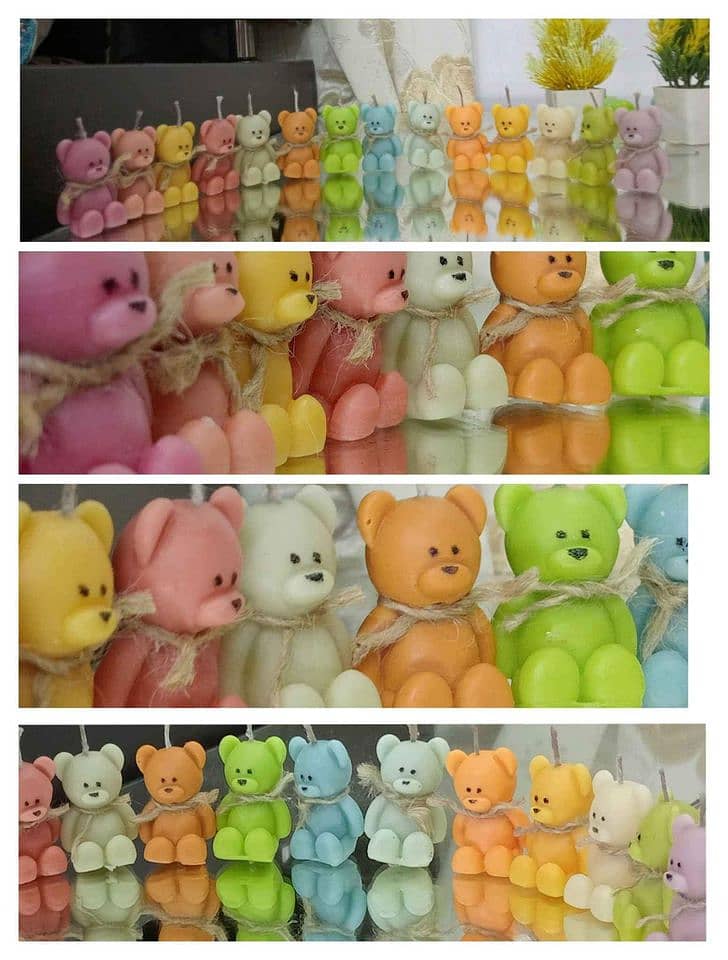 teddy bear scented candles 2