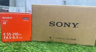 Sony camera with lenz