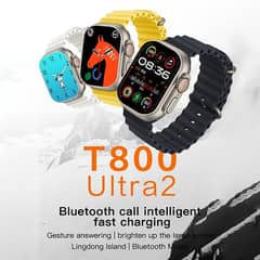 T800 Ultra 2 Smart Watch Full Touch Bluetooth Call 49MM Dial Size Buil