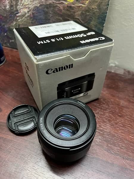 Canon 50mm 1.8 STM lens 0