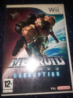 playstation wii Nintendo original DVD game metroid prime3 corruption