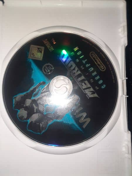playstation wii Nintendo original DVD game metroid prime3 corruption 2