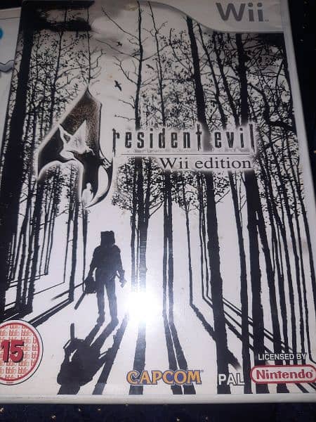 playstation wii original DVD game resident evil 4 (wii edition) 0