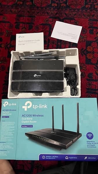 TPlink Archer C1200 Dual Band Gigabit Router 0