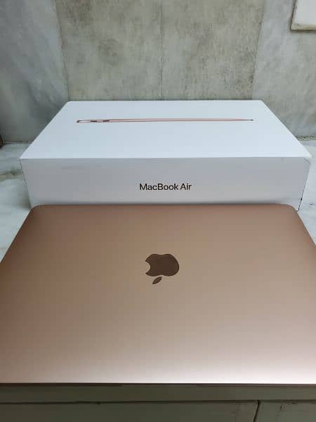 Macbook Air M1 Gold New Scratchless 10/10 Condition. 3 months Warranty 6