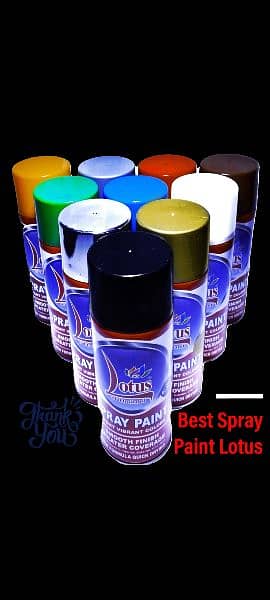 Spray Paint Lotus All colors Available 300ml  bottle 6