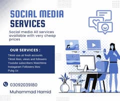 All social media services Available