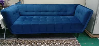 sofas set blue color