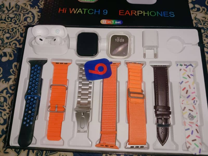 11 in 1 Watch set with airpods 3rd generation 11