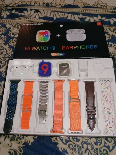 11 in 1 Watch set with airpods 3rd generation 12
