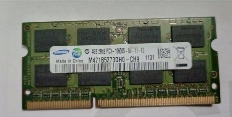 Samsung DDR 3 4 gb Ram for laptop 0