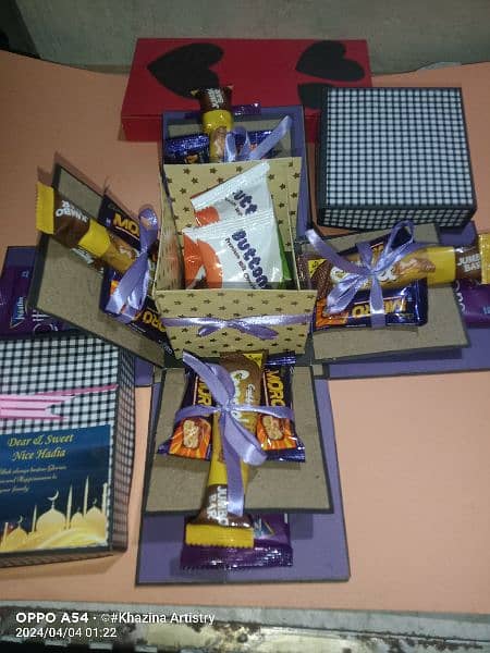 Chocolate Gift Box | Handmade Gift Box with Chocolate by Khazinah 0