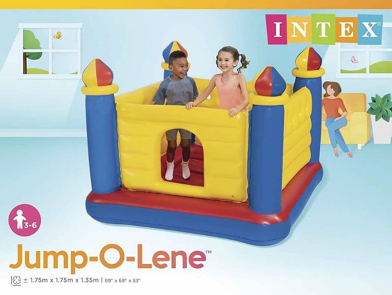 BRANDS

INTEX
JUMP-O-LENE INTEX 48259NP PLAYHOUSE BOUNCER 0