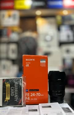 Sony FE 24-70mm f4 lens  (6 months Sony warranty)