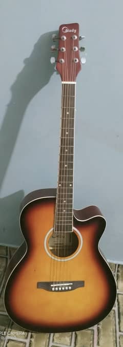 Acoustic Guitar with Capo