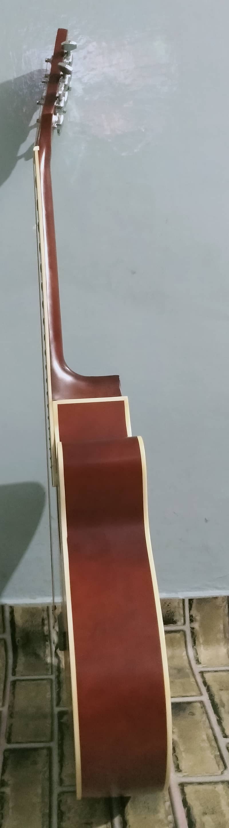 Acoustic Guitar with Capo 5