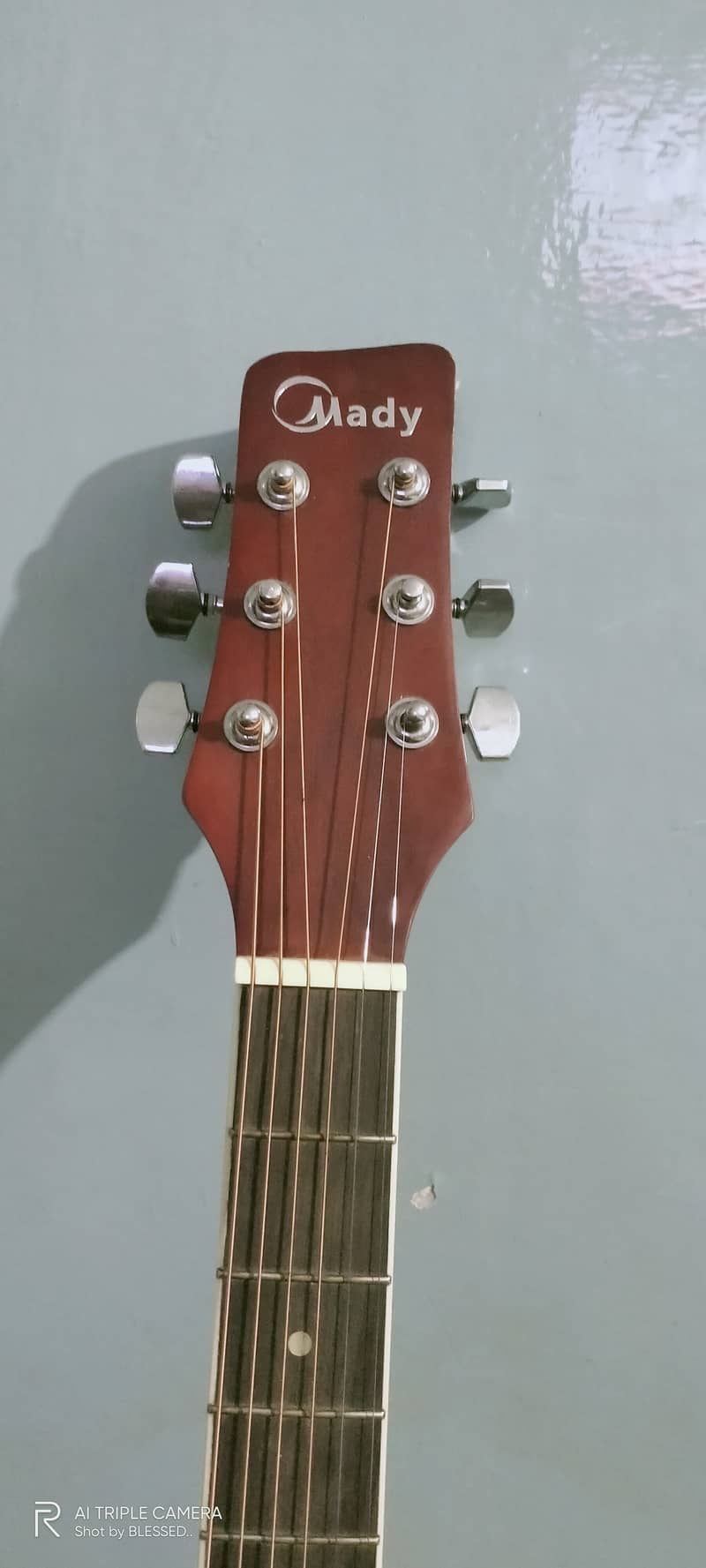 Acoustic Guitar with Capo 1