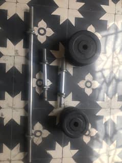 barbell and dumbells adustable with plates thori price Kam ho jay gi 0
