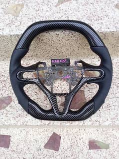 Honda city/civic reborn carbon fiber steering wheel