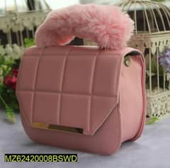 Women's PU Leather Plain Handbag