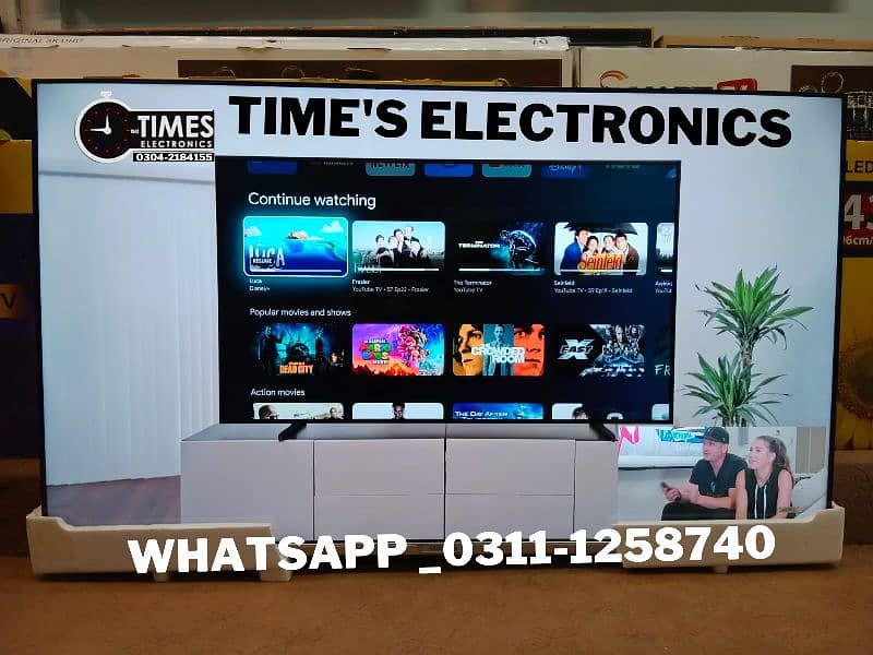 BIG screen size 65 inch android smart led tv new model 2024 0