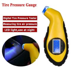 yellow colour Pressure Gauge air pump Digital Tire Pressure Monit