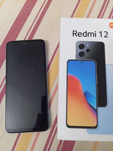 Redmi 12 Mobile with full Box. 8/128 for sale 10/10 condition 0