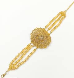 1 pcs Golden-Plated Beads Bracelet