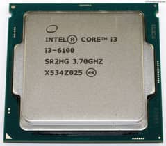 Core i3 6th gen 6100 processor price is slightly negotiable 0
