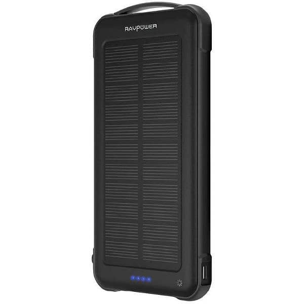 Solar Power Bank 10000mah with Dual Ports 2