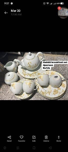 Habbit branded tea set 0