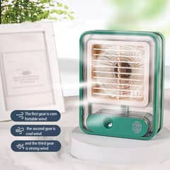 Rechargeable Battery Operated Mini Usb Fan With Mist Water Spray Mini