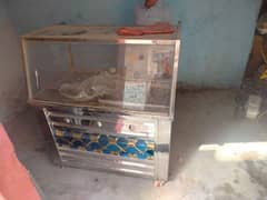 2 piece of steel counter new condition