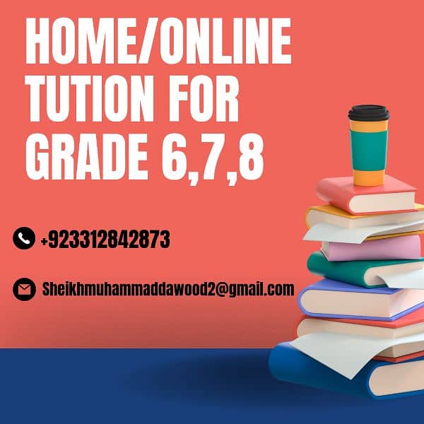 Home and Online tutions Available 0