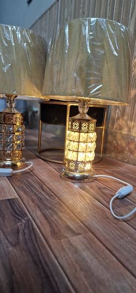 side table lamps pair 0