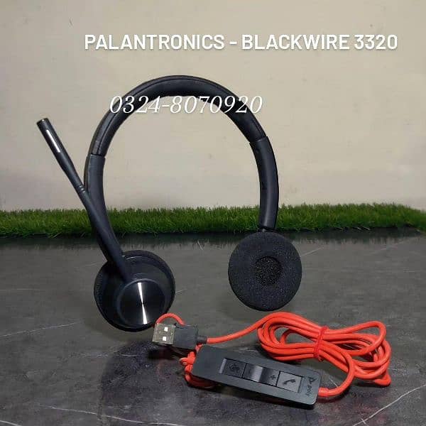 Plantronics Blackwire 3320 USB Ports For Mac and Computer Pc In Lahore 0