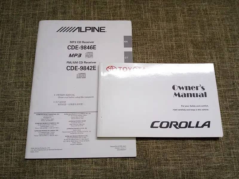 Corolla 07/06 users manual 1