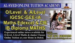 Online Educational tution class for Edexcel GCE Maths/IGCSE/CIE 0