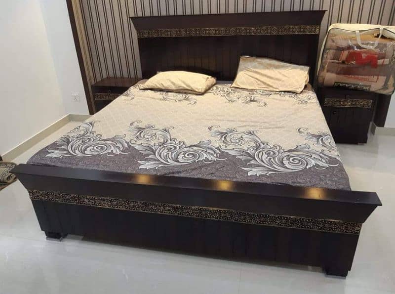 double bed bed set all kind of furniture deal call right now 3