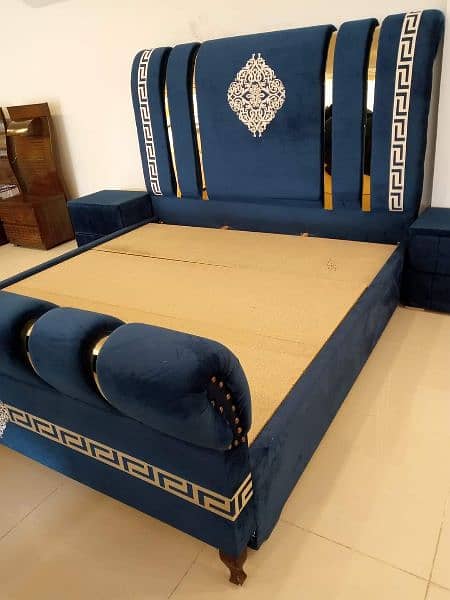 Bed set , Brass Bed set , wooden Bed set , King size Bed set 4
