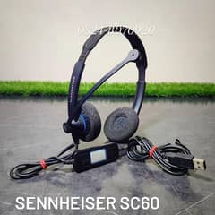 Sennheiser SC 60 Wired USB Noise Cancellation Headset For Calls Lahore 0