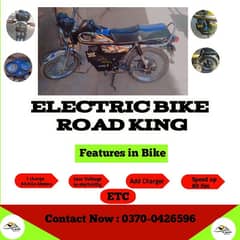 This is a Electric Bike Company name is Road King 0