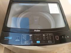 haier automatic washing only 3 month used selling urgent need cash