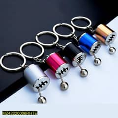 Stylish Metal Gear Box Design Car Key Chain, Delivery available