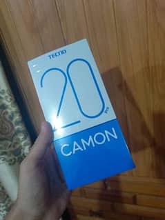 tecno camon 20pro 8+8/256 new only open box no used