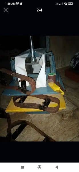Slipper Making Machine and Grinder in Sahiwal | Shoes Making Machine 2