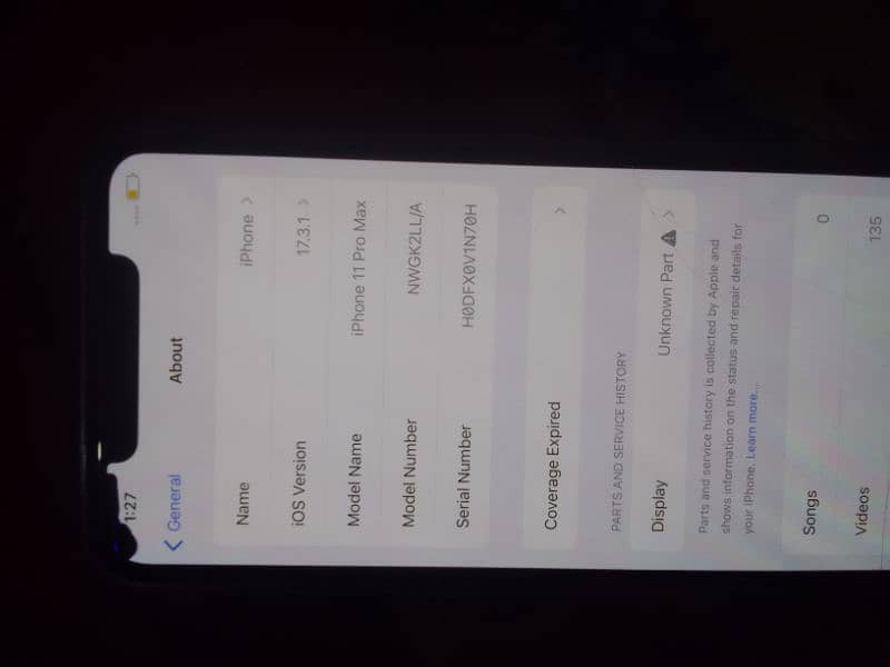 iphone 11 pro max 256 gb non pta jv only spot on panel 1