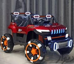 Kids Ride on Jeep Ultra Jumbo 4×4 with Bluetooth,2 Seater, & Swinging