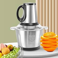 Electric Meat Chopper Grinder - 3L Stainless Steel Food Choppers